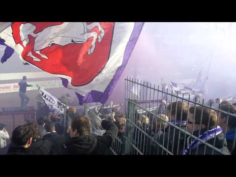 SC Preußen Münster - VFL Osnabrück 02.03.2013 Pyrotechnik