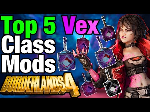 TOP 5 BEST VEX CLASS MODS in Borderlands 4