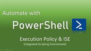 PowerShell | Execute your first script | Execution Policy | ISE | QA Automation Alchemist