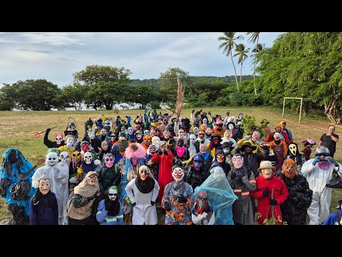 Bloco dos bobos lagunar Jequiá da Praia Alagoas 07/02/2026 #bloco #carnaval #bobo #caretas #jequia 