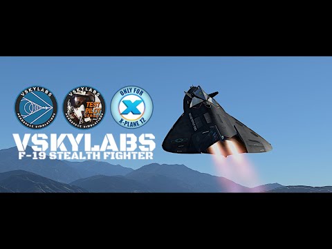F-19 Stealth Fighter  by VSKYLABS for X-Plane 12 | Launch Trailer | Ultimate Concept Fighter