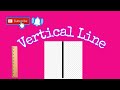 How to introduce the vertical line || Vertical line || Learn with Nour