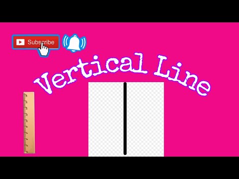 How to introduce the vertical line || Vertical line || Learn with Nour