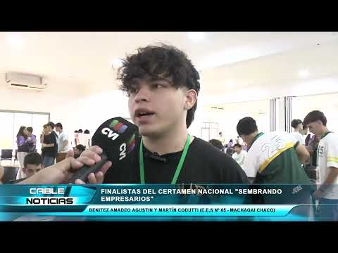 Benitez Amadeo Agustin y Martín Codutti (E.E.S n° 65 - Machagai Chaco)