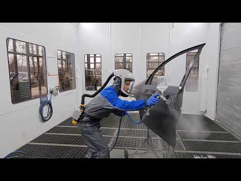 Einlackieren mit Standoblue Basislack