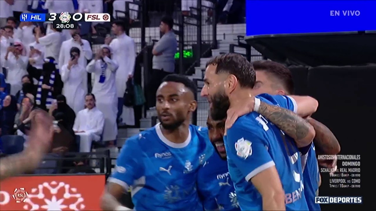 🥳 GOL DE RÚBEN NEVES | Al Hilal 3-0 Al Faisaly | Jornada 1 | SPL 2026