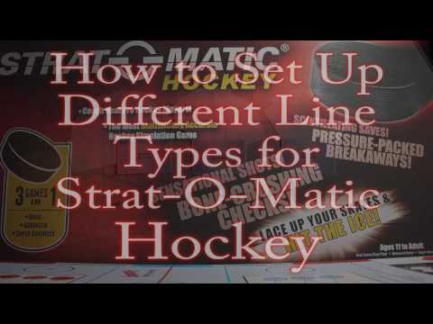 How to set up the action decks for different types of lines.