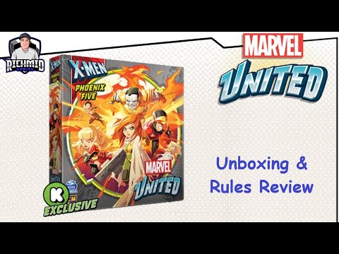 Marvel United: X-Men - Phoenix Five Opening & Review, plus Exclusive Giveaway!
