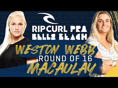 Tatiana Weston-Webb vs Bronte Macaulay | Rip Curl Pro Bells Beach - Round Of 16 Heat Replay