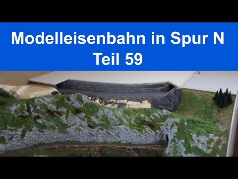 Modelleisenbahn in Spur N Teil 59 Das Bergdorf wird gebaut!