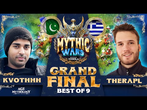 GRAND FINAL $10,000 Kvothhh Vs TheRapl Mythic Wars. Age Of Mythology: Retold