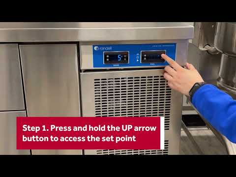 How to Change Temperature Set Points on a Randell Prep Table