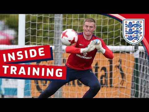 Euro U21 training session with England's Goalkeepers | Inside Training
