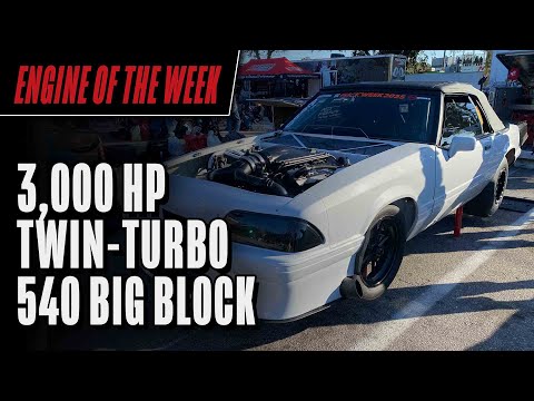Devin Vanderhoof's 3,000-HP 540 cid Twin-Turbo Big Block Chevy Engine