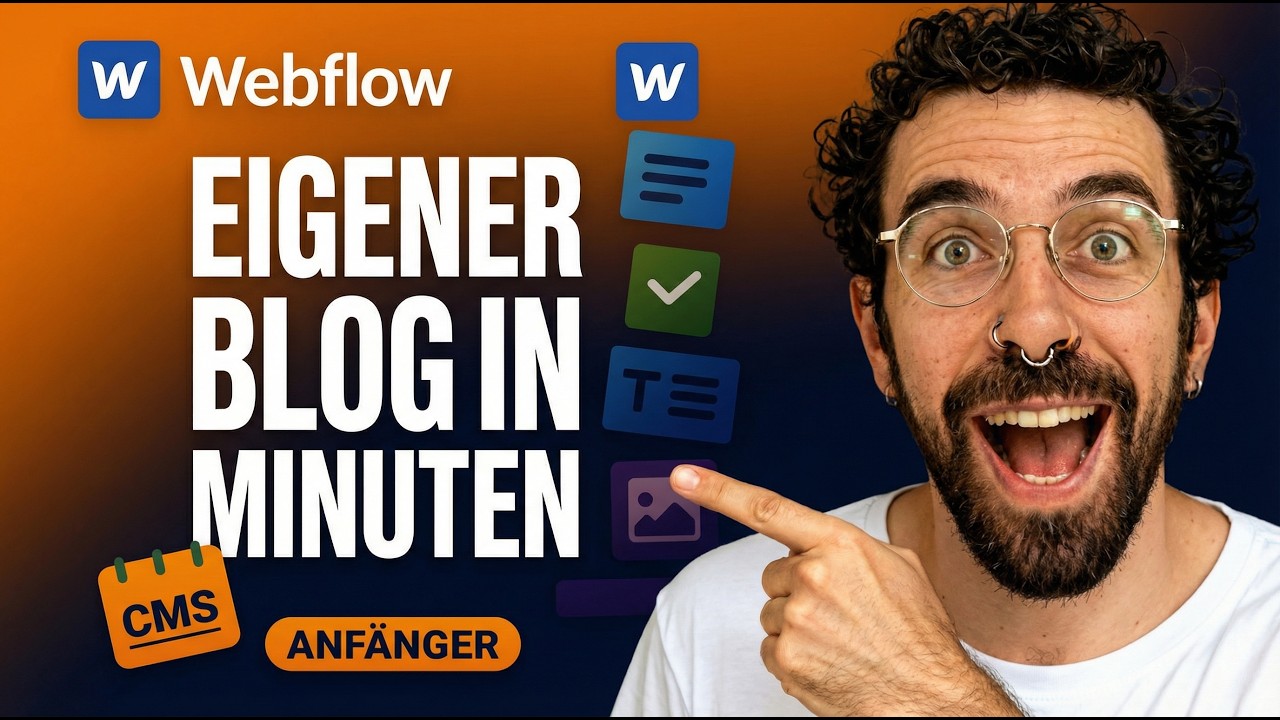 Webflow CMS Tutorial: Dynamischen Blog ohne Code erstellen