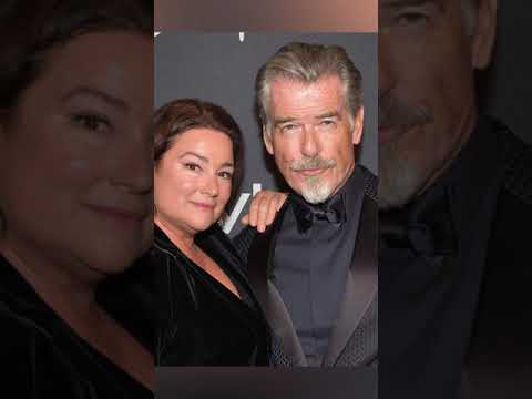 They have been married for more than 20 Years Pierce Brosnan and wife Keely ❤  beautiful  💜 #shorts