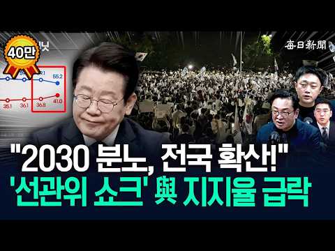 “2030 분노, 전국 확산!”…‘선관위 쇼크’ 與 지지율 급락 [뉴캐]