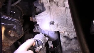 How to replace the starter on a 2007 Hyundai Santa Fe