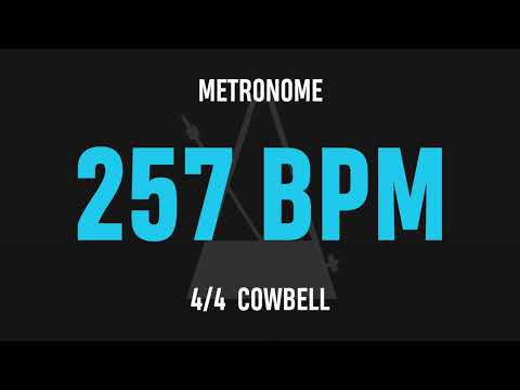257 BPM 4/4 - Best Metronome (Cowbell)