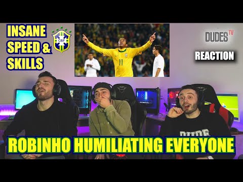 ROBINHO (Robson de Souza) - Humiliating Everyone! INSANE SPEED AND SKILLS!! | FIRST TIME REACTION