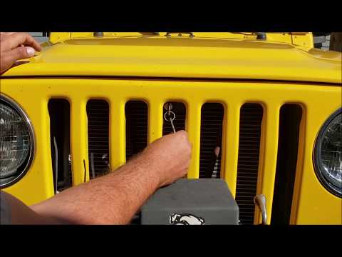 JEEP TJ WRANGLER TUFFY hood latch LOCK install 2004 RUBICON