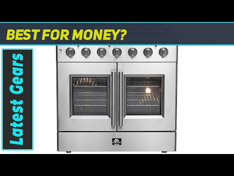 Forno Galiano Full Electric 36" Inch French Door Freestanding Range with Air Fryer - The