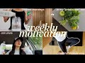 WEEKLY MOTIVATION🌸🎧 in my *productive* era + 5am morning routine | healthy lifestyle vlog