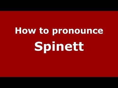 How to pronounce Spinett (Italian/Italy) - PronounceNames.com