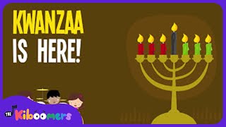 Kwanzaa Songs for Kids | Kwanzaa is Here | Lyric Video | The Kiboomers