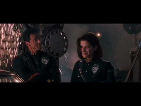 Sandra Bullock Drives 1970 Oldsmobile 442 - Demolition Man (1993)