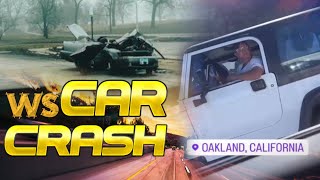 Demonic WS Crashed His Car After Going On Anti-Black Tirade In Oakland