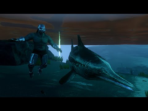 ictiosaurio doma fácil , habilidades y tips ark mobile