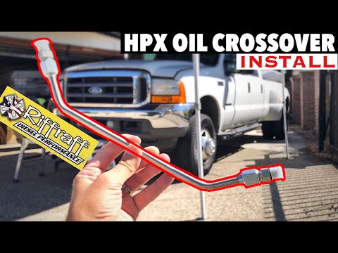 2001 F350 7.3 Powerstroke - HPX Oil CrossOver Line - Cheap mod, Easy install, Better Reliability SP