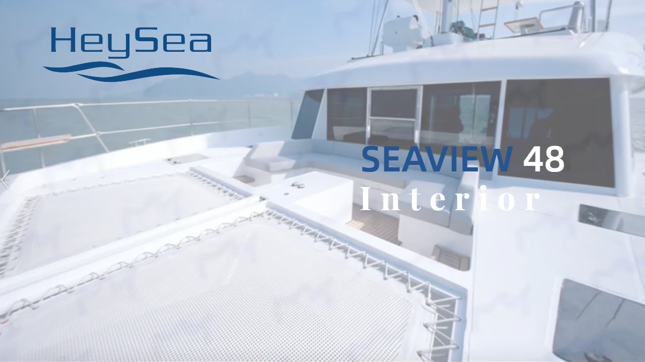 Step into the lap of luxury on the high seas with Heysea Yachts' Seaview 48 interior tour!