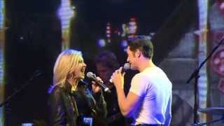 Rob Mills with Olivia Newton-John singing &#39;You&#39;re the one that I want&#39; 2013