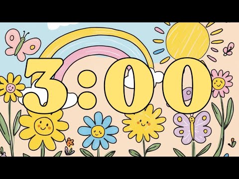 3 Minute Spring Timer with Relaxing LoFi Music 🌸