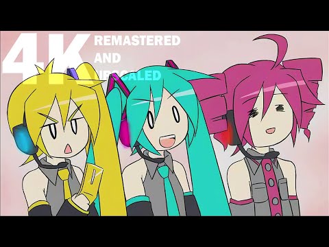 Hatsune Miku - Triple Baka (4K UPSCALE)