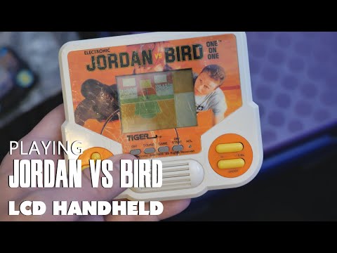 Jordan Vs Bird Tiger Electronic LCD Handheld (Memory Lane)
