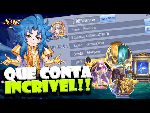 MUITO INCRÍVEL! MINHA CONTA APÓS 1 ANO DE JOGO - Saint Seiya Awakening