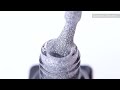 Molekula QUEEN'S SECRET gel varnish No. 01 (silver, with sparkles), 6 ml