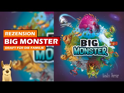 ► Einsteiger Drafting für alle - Big Monster / Rezension / Brettspiel