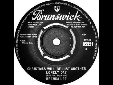 UK New Entry 1964 (263) Brenda Lee - Christmas Will Be Just Another Lonely Day