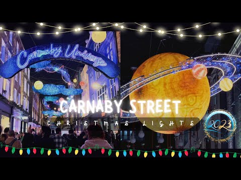 Christmas in Carnaby | Lights 2023 | London 🤩