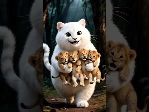 Cat and tiger story #shorts #shortfeed #cat #catvideos #catshorts #viralshorts #438