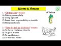 Idioms And Phrases 15 For All Competitive Exams English Academy By Deepak KR SSC MTS Competitive