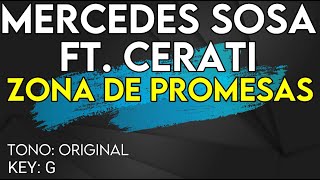 Mercedes Sosa &amp; Gustavo Cerati - Zona de promesas - Karaoke Instrumental