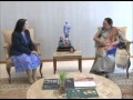UK MP Priti Patel meets Gujarat CM Anandiben.