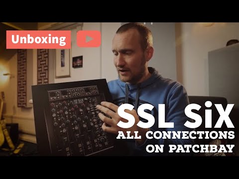 SSL SiX Unboxing and Connecting to a Patchbay