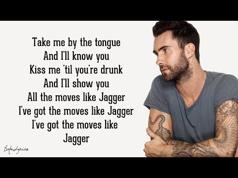 Maroon 5 - Moves Like Jagger (Lyrics) ft. Christina Aguilera