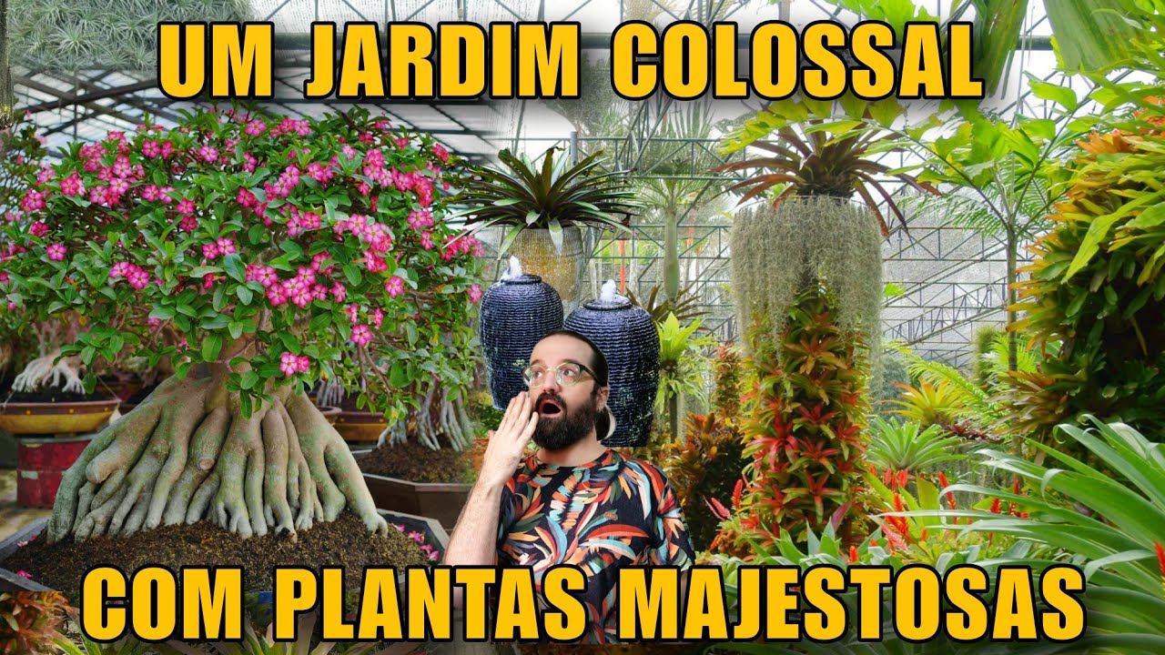 Visitei Jardins que não Parecem Reais - Eu nunca vou esquecer das plantas que eu vi - TAILÂNDIA